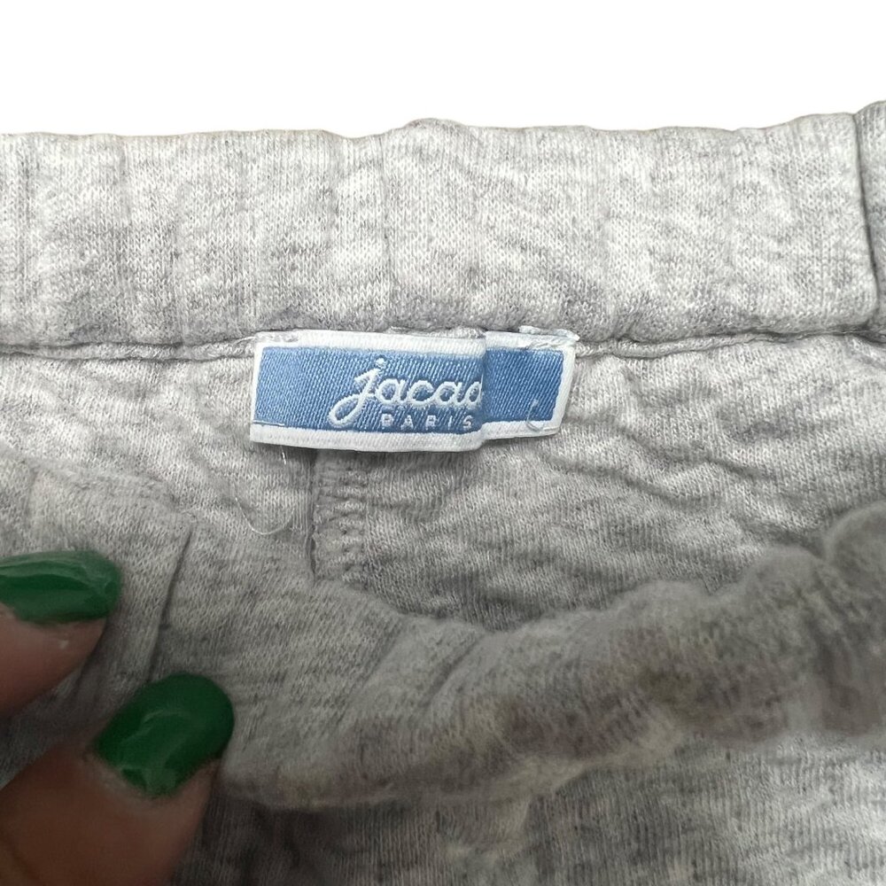 Jacadi Paris Light Gray Quilted Baby Pants Unisex Size 6-9 Months - Picture 3 of 3